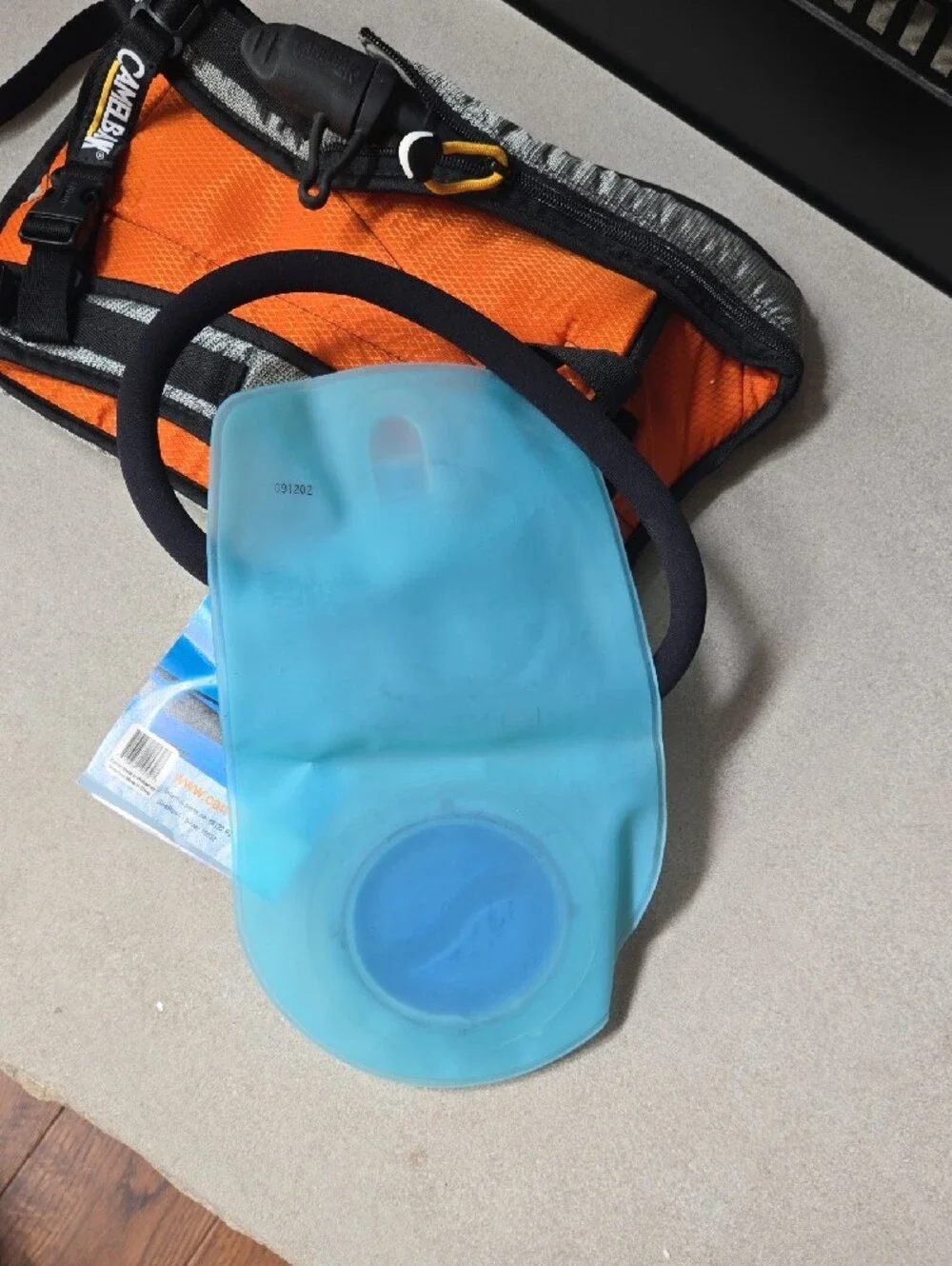 CamelBak SnoBowl Insulated Hydration Pack in Gray and Orange New
